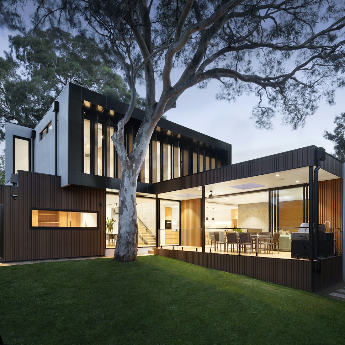 Modern property financed through a property program